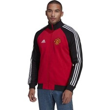 NWT Men's Adidas Manchester United Full Zip Anthem Jacket H63993 Size M