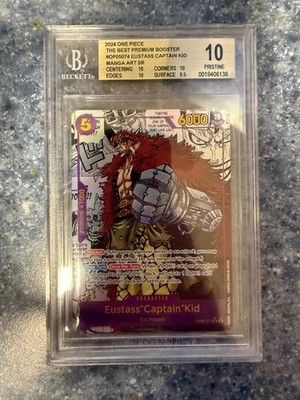 BGS 10 One Piece Card Eustass Captaid Kid Manga Alternative Art
