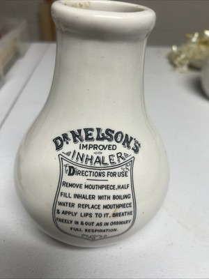 Vintage Authentic ''Dr. Nelson's Improved Inhaler'' Medical-Vaporizing