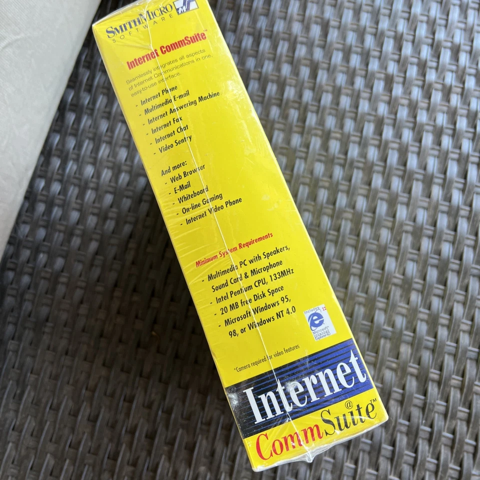 Internet Commsuite 1998 Computer Software NEW BIG BOX SEALED PC - Image 3 of 4