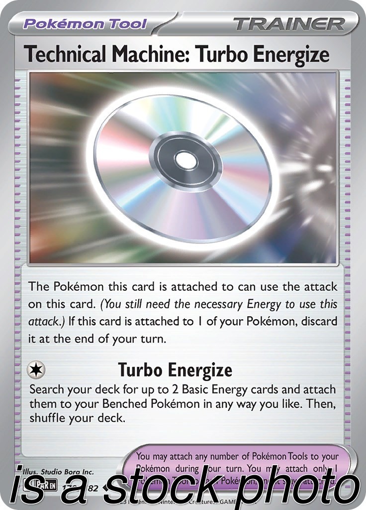 Technical Machine: Turbo Energize 179/182 Paradox Rift Pokemon (LP-NM)