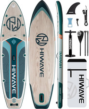 Inflatable Paddle Board 11 ' 34 " 6" Extra Wide Sup Board, 420Lb Capacity Padd