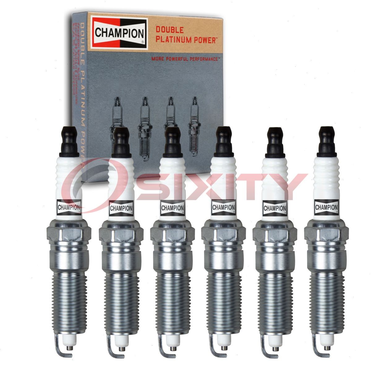 6 pc Champion Double Platinum 7440 Spark Plugs for XP5426 RE14PLP5 APP5426 yg