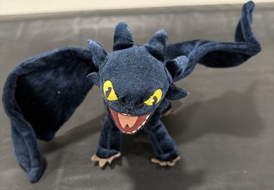 Dreamworks How To Train Your Dragon Toothless Night Fury Poseable Bendable Plush