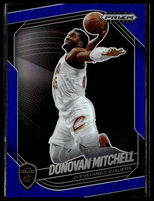 2024-25 Panini Prizm Black 49 Donovan Mitchell Cleveland Cavaliers Blue 060/199