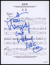 Treach "Naughty By Nature" AUTOGRAPH Signed 'O.P.P.' 8.5x11 Sheet Music ACOA