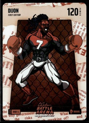Bo Jackson Battle Arena Dijon Red Headliner BattleFoil Brawl JC