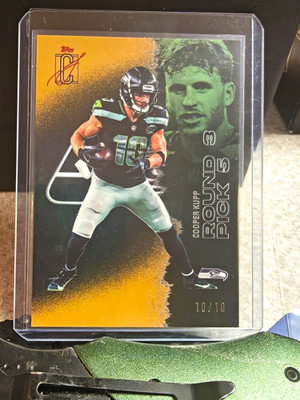 2025 Topps Signature Class Cooper Kupp Black Gold 10/10 BOOKEND #97 Seahawks