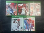 NBA 2K15 2K17 2K18 2K21 2K22 Microsoft Xbox One Lot of 5 Games Great Condition