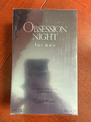 New, Obsession Night by CK Calvin Klein 4.0 oz 125 ML EDT Cologne for Men