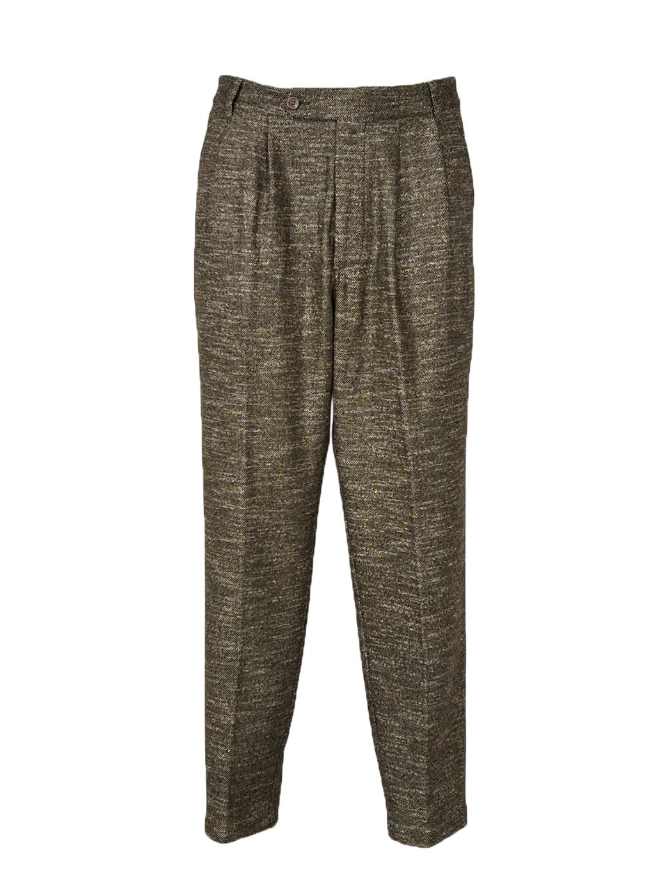 MADSON DU25208 PINCES Hose Herren Wolle Mlange Brown Schwarz Made IN Italy 44190₽