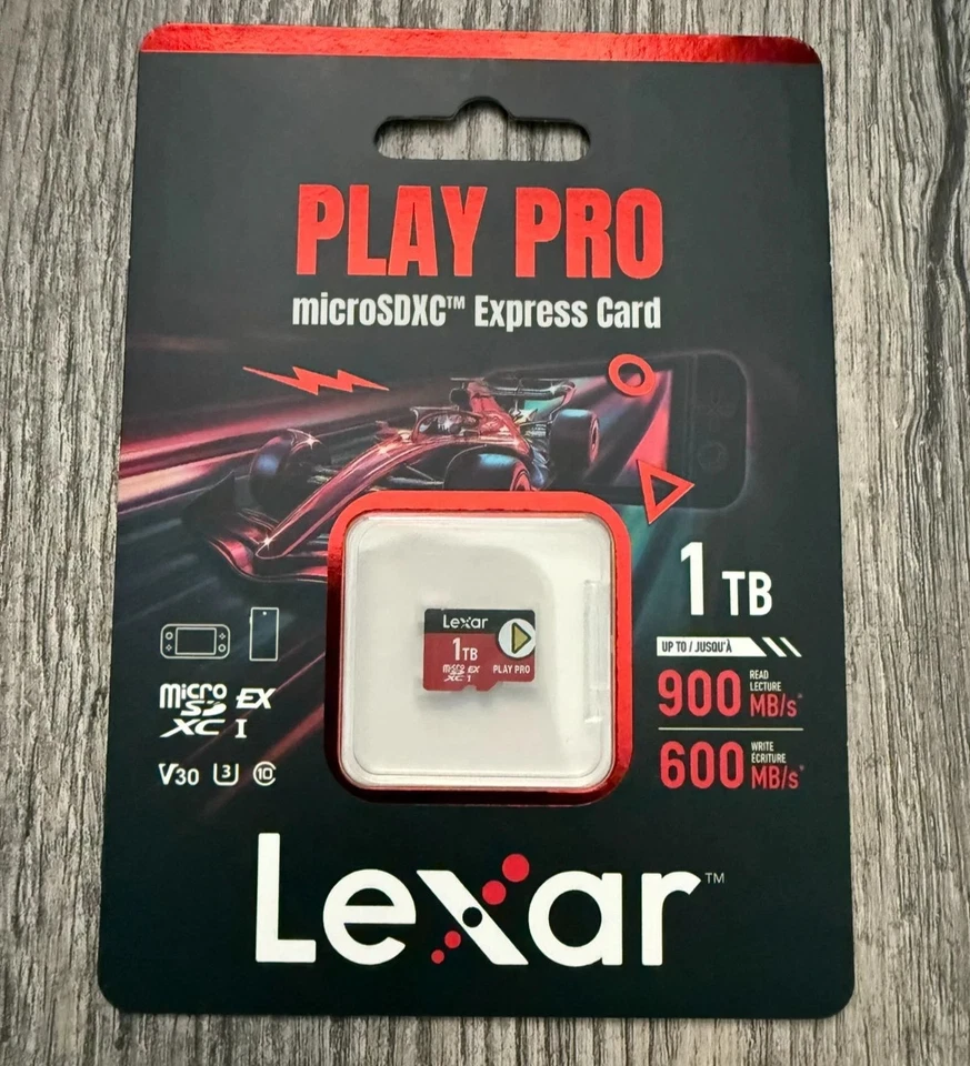 Lexar 1TB PLAY PRO microSDXC EXPRESS Card 900 mb/s - For Switch 2 - Image 2 of 4