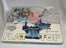 Flat Top War Game of Carrier Battles in the Pacific 1942 Avalon Hill UNPUNCHED