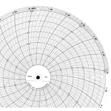 Graphic Controls Clh Hktw0050s384 Chart, 10 In, 0 To 500, 1 Day, Pk100