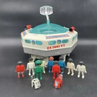 1980 Playmobil Playmospace Spaceship Station  w/ 9 Figures Lot