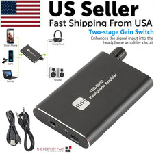 16-300 HIFI Headphone Amplifier Portable Earphone AMP 3.5Mm W/ Audio USB Cable