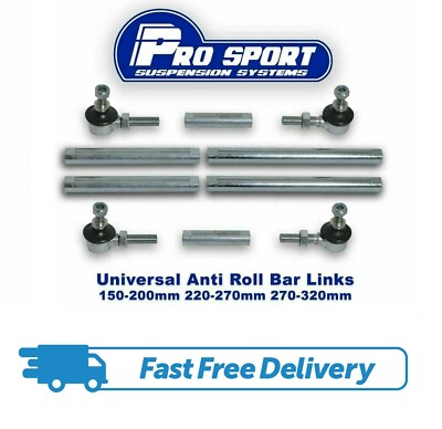 PROSPORT ADJUSTABLE DROP LINKS ANTI ROLL BAR LINKS FORD FOCUS MK1 INC ST RS