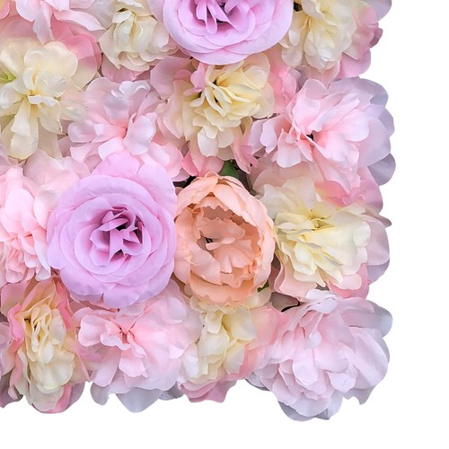Paneles de pared de flores artificiales de 5 piezas decoración de boda paneles de pared de flores artificiales - Imagen 6 de 10