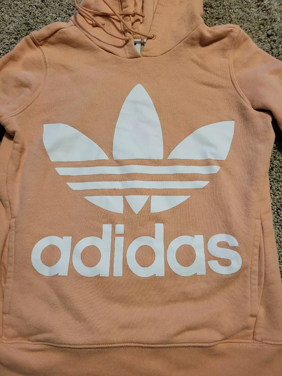 Adidas dusty pink hoodie top