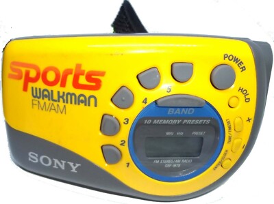 SONY WALKMAN SPORTS SRF-M78 ARMBAND PORTABLE AM/FM RADIO WORKS!!