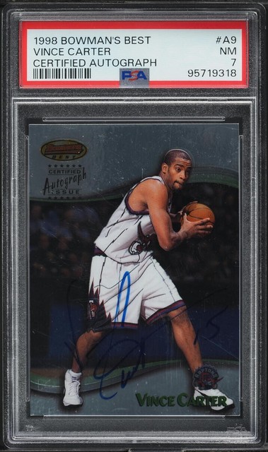 Vince Carter 1998 Bowman Bowman's Best