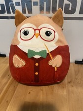 Squishmallows 8" Plush Jaydelle the Owl Teacher Back to School Preowned 2021