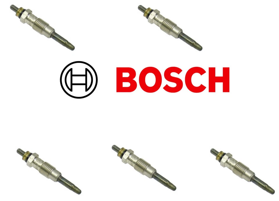Juego de 5 bujías incandescentes diésel para Mercedes 300CD 300D 300SD 300TD - BOSCH Foto 2 de 4