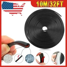 32ft U-Shape Car Door Edge Guard Molding Trim Rubber Edge Strip Seal Protector