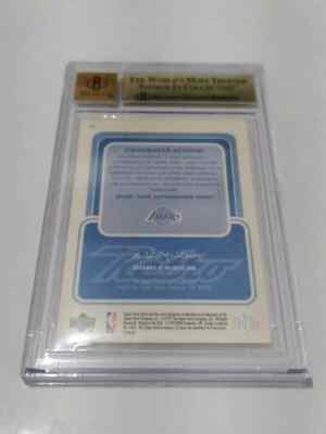 1999-00 UPPER DECK RETRO INKREDIBLE AUTO JERRY WEST SP! BGS9.5/10
