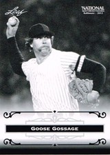 GOOSE GOSSAGE - 2012 Leaf National PROMOTIONAL Baseball Card