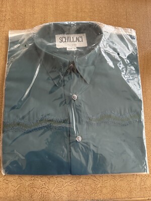 Men's T-shirt - Green Elegant Fabric - Made in Italy Italy Moda Size 3