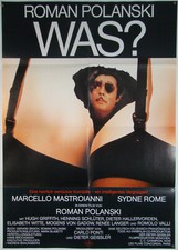 Was? CHE? Roman Polanski, Sydne Rome, M. Mastroianni 1972 - Filmplakat DIN A1