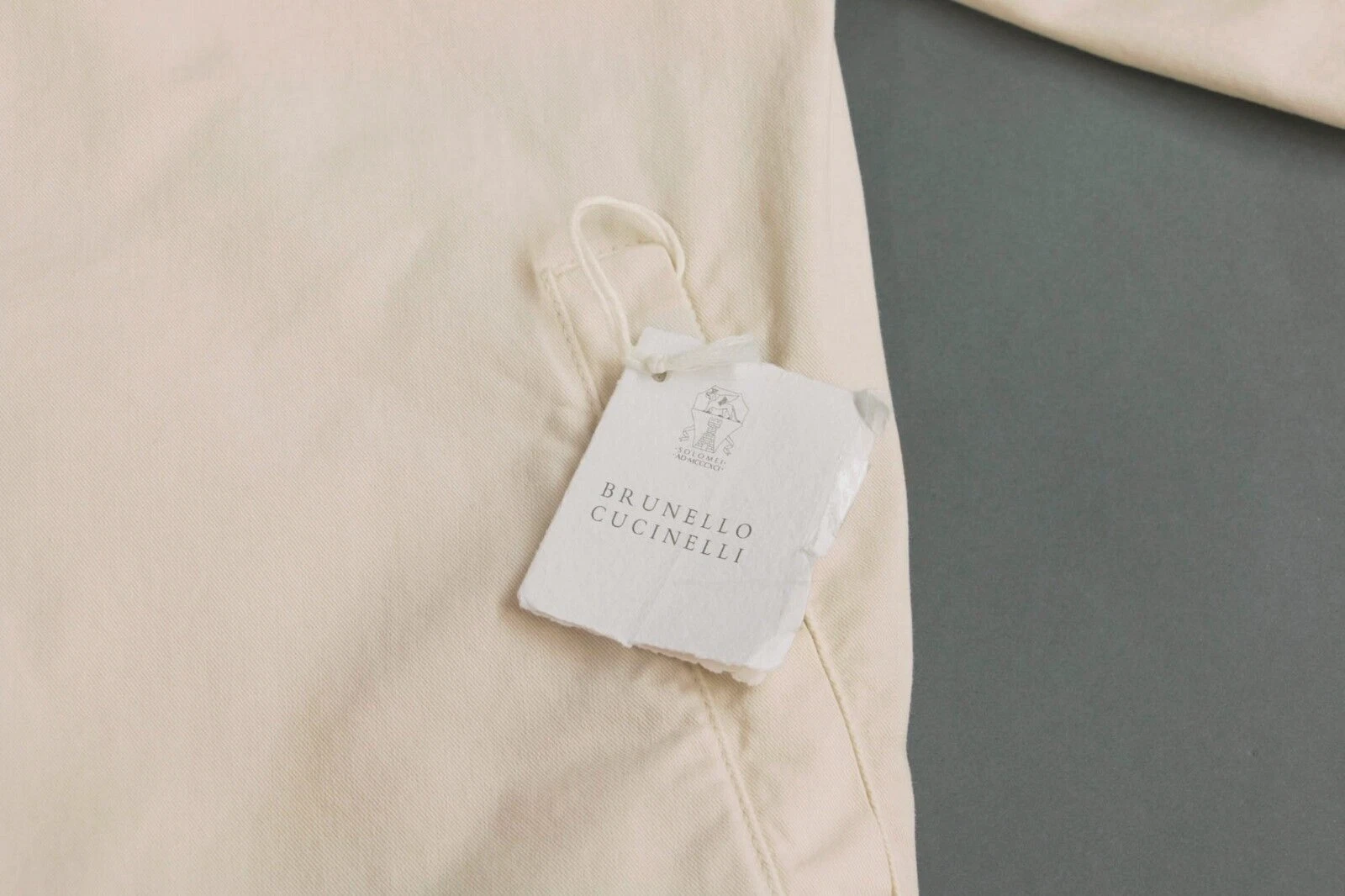 NWT $2995 Brunello Cucinelli Men's Bomber Jacket With Logo Hardware 46/36US A238 image 10