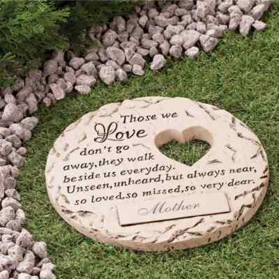 Personalized ''Those We Love'' Loved Ones Lost Remembrance Memorial Garden Stone