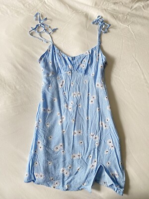La Hearts By PacSun Shirred Tie Strap Mini Dress Size Small; Floral Dress |  eBay