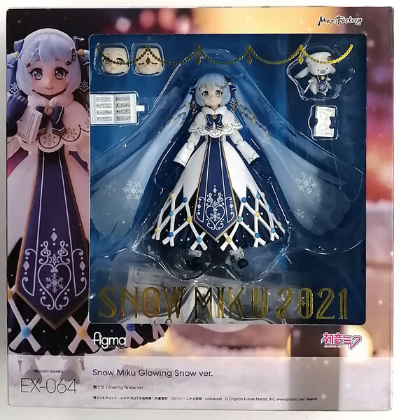 figma 初音ミク SNOW MIKU 雪ミク フィギュア EX-064 Figma EX-064 Character Vocal Series 01 Snow Miku: Glowing