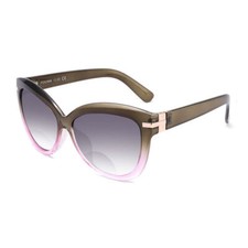 Gafas de sol bifocales de lectura de moda con aumento para damas gafas nerd espectáculo