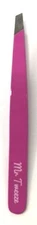 Mr Tweeze Stainless Steel Slant Tweezer, Pink