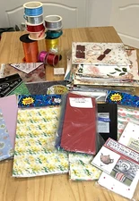 8 POUNDS Vintage Gift Wrap Wrapping Paper Curling Ribbon All Occasions Huge Lot