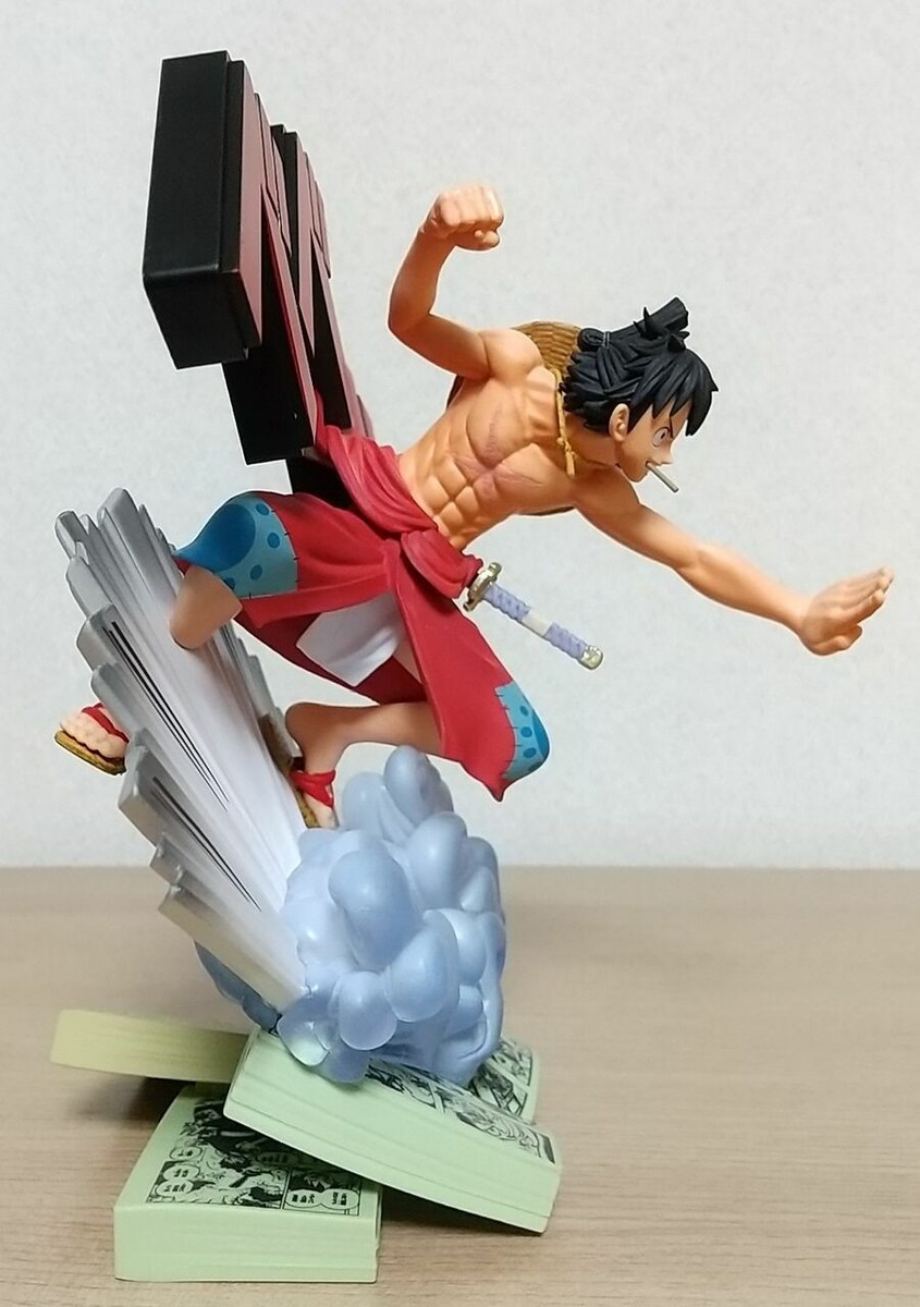 RARE ONE PIECE JUMP OUT HEROES Monkey D Luffy Figure Exclusive