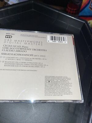 クラシック CD Licad, Abbado, Chicago S.o. Rachmaninoff : Piano Concerto No.2 Etc 32DC300 CBS SONY /00110 s-l400.jpg