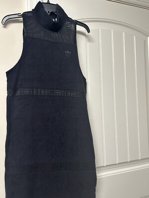 Adidas Originals Sleeveless Turtle Neck w Mesh Details Black