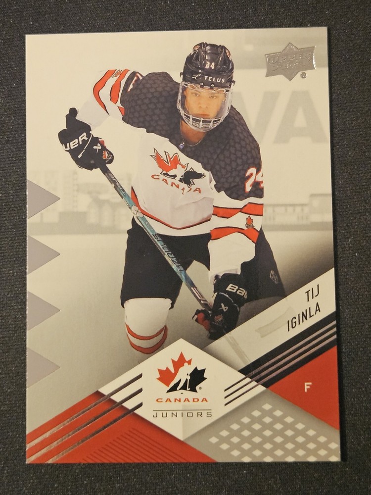 2024 UD Team Canada Tij Iginla 🇨🇦🇨🇦🇨🇦 Utah HC