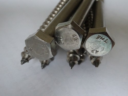 Wiener Schrauben / Holzschrauben 8 x 140 / 9 Stück / A2 Edelstahl - Bild 2 von 2