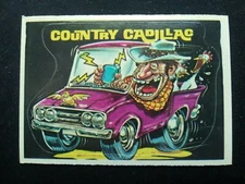 1978 Dunruss CB Convoy Code Sticker # 26 Country Cadillac (EX/NM)