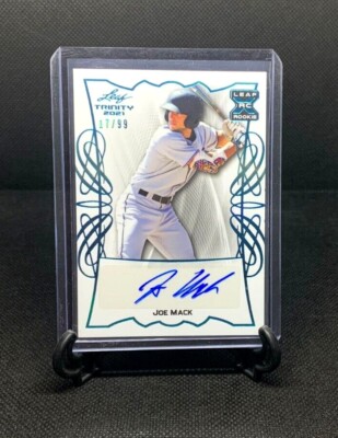 JOE MACK 2021 Leaf Trinity Platinum XRC Auto RC /99 - PACK FRESH!!!