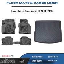 Car Floor Mats Cargo Liner For Land Rover Freelander Ii 2006-2015 Tpe Full Set