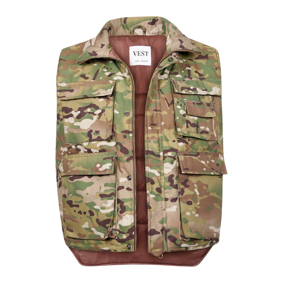 Men's Wax Padded Body Warmer Vest - Hunting Fishing Shooting Farming Sizes M-5XL