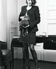 Nwot Sz 40 Chanel 16a Paris-rome Lesage Tweed Coat "little Black Jacket"