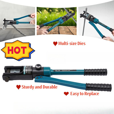 #ad Manual Hydraulic Pliers YQK 300 Copper and Aluminium Nose Pressure Wiring Pliers $203.99